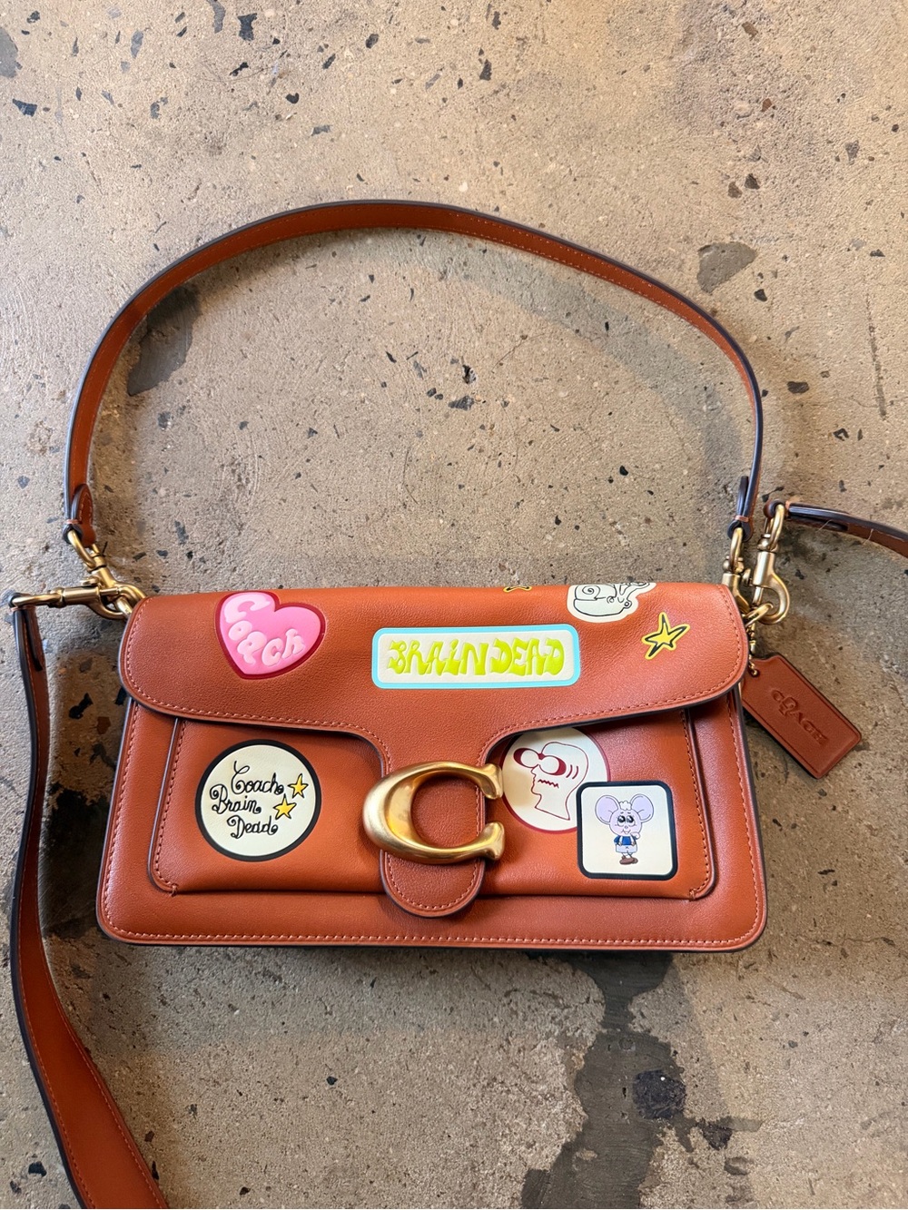 Coach x Braindead collab Tabby bag